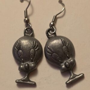 Tweety bird earrings